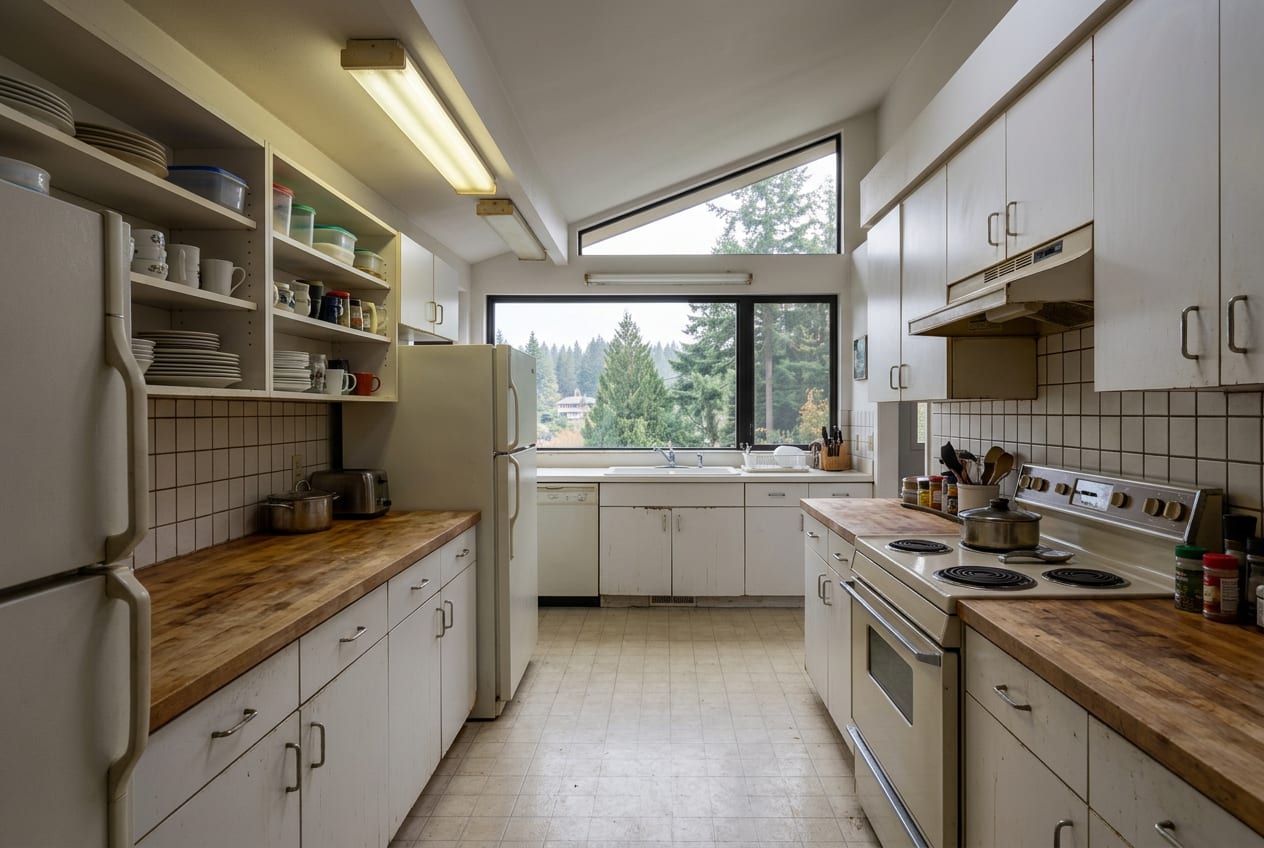 Vargas Kitchen Remodeling Company, kitchen remodeling in Bonney Lake, before the renovation
